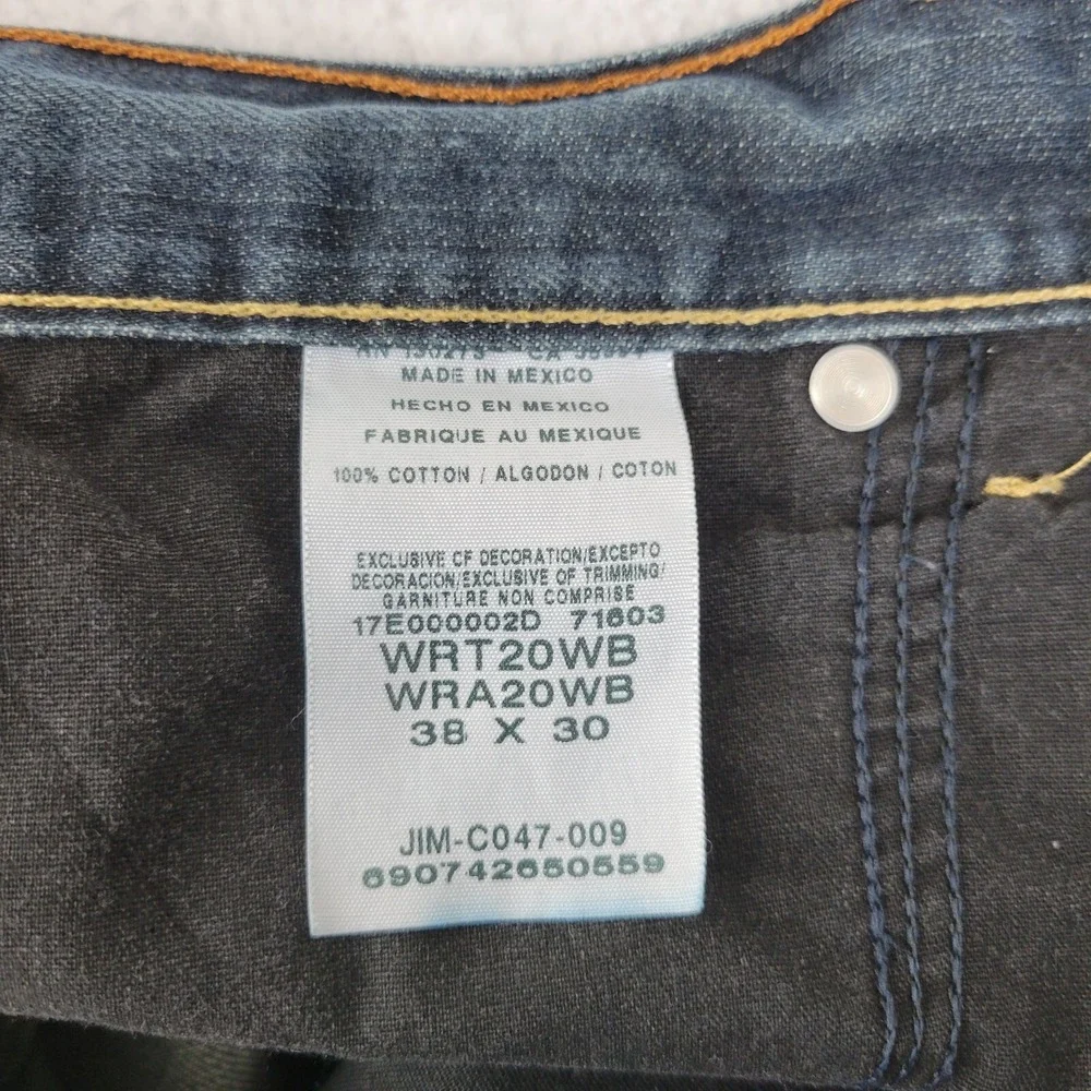 Wrangler Retro Relaxed Boot Jeans Mens 38 x 30 Measures 37 x‎ 30 Cotton WRT20WB